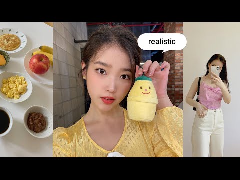 IU diet vlog I tried eating like kpop idol for a day | *REALISTIC* meal plan